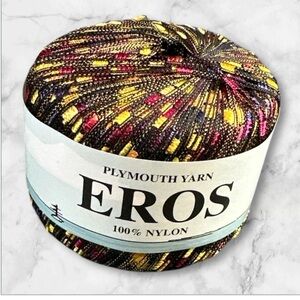 Plymouth yarns Eros multicolor ladder ribbon Italy NWT